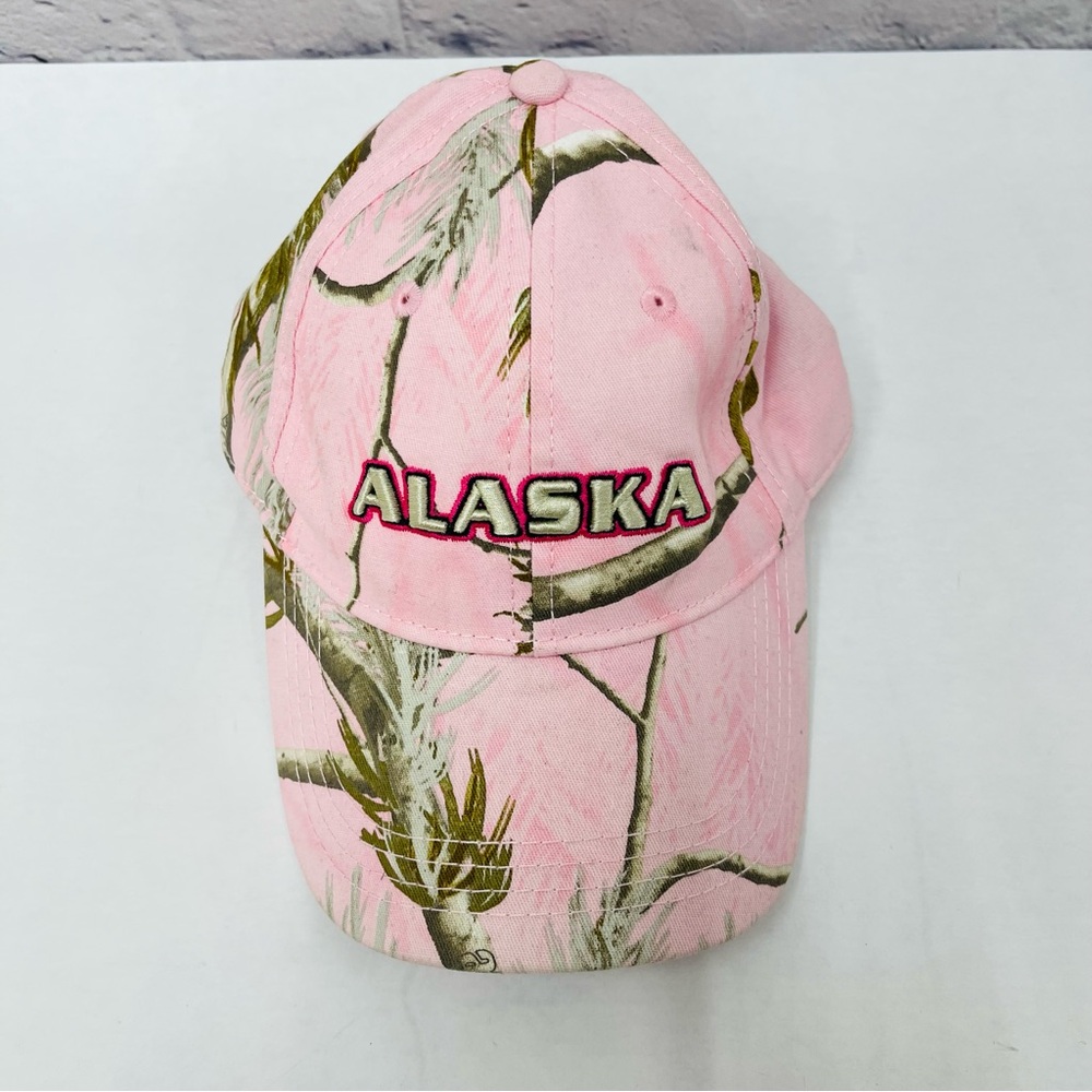 Women's Pink Camo 100% Cotton Alaska Hat, OS